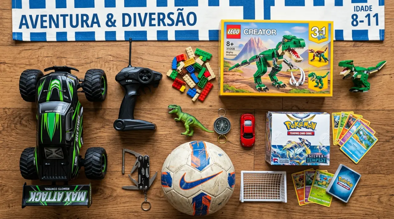 Os 10 Melhores Brinquedos para Meninos de 8 a 11 Anos [Guia Atualizado]