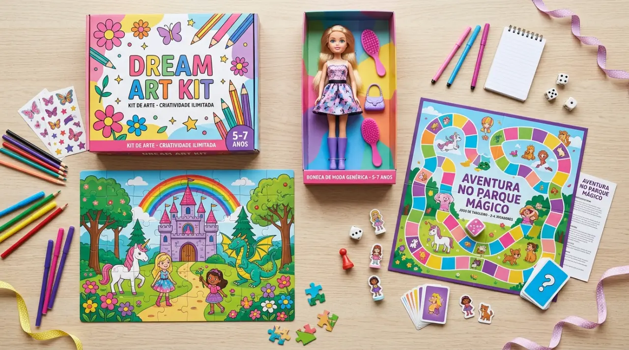 Os 10 Melhores Brinquedos para Meninas de 5 a 7 Anos [Guia Atualizado]