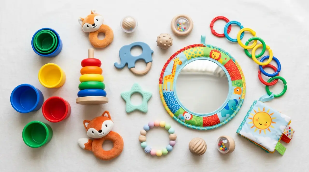 Os 10 Melhores Brinquedos Para Bebês de 4 a 7 meses
