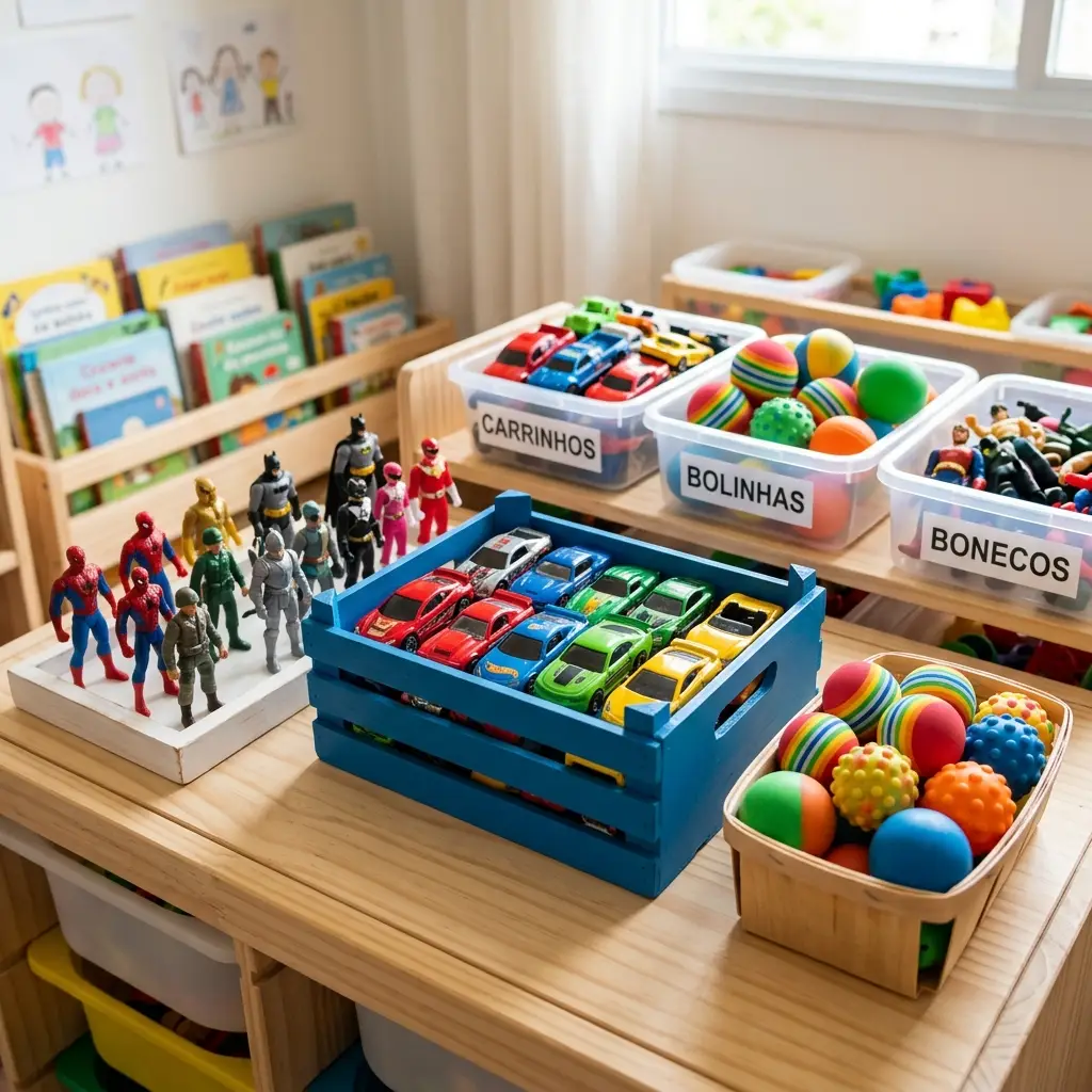 Brinquedos baratos para meninos: opções em conta Menino brincando com brinquedo barato e colorido, um dos melhores brinquedos baratos para meninos