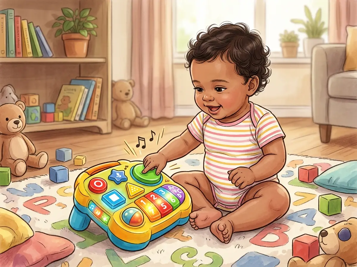 Blocos sensoriais e brinquedo de empilhar coloridos para crianças de 1 ano